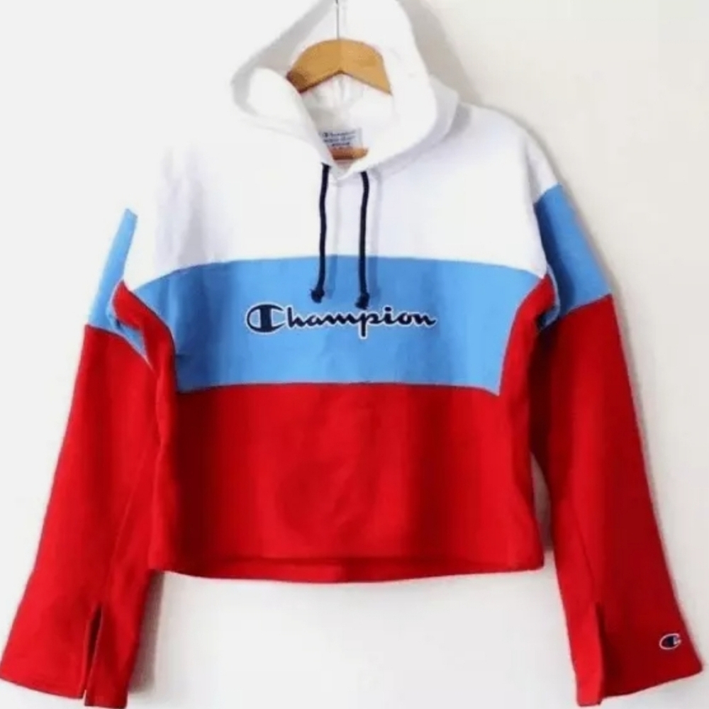 Champion Reverse Weave Cropped Hoodie (M)